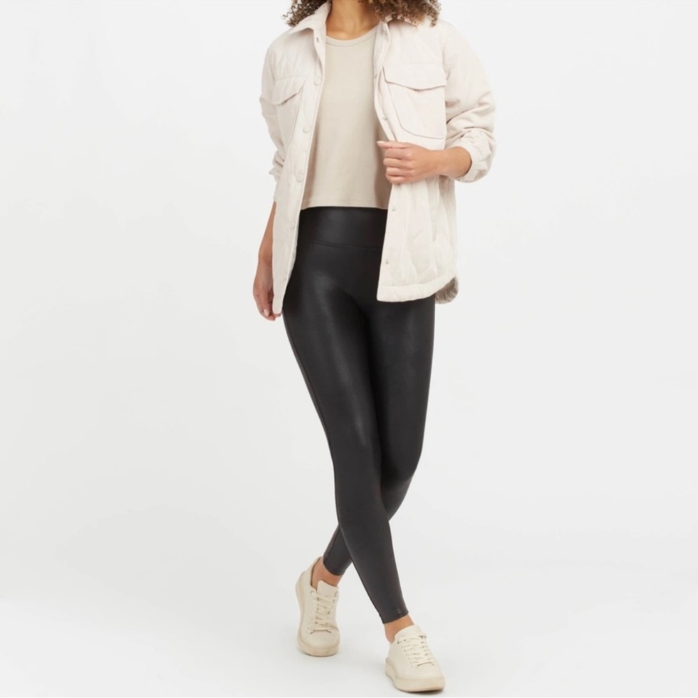 SPANX Faux Leather Leggings
